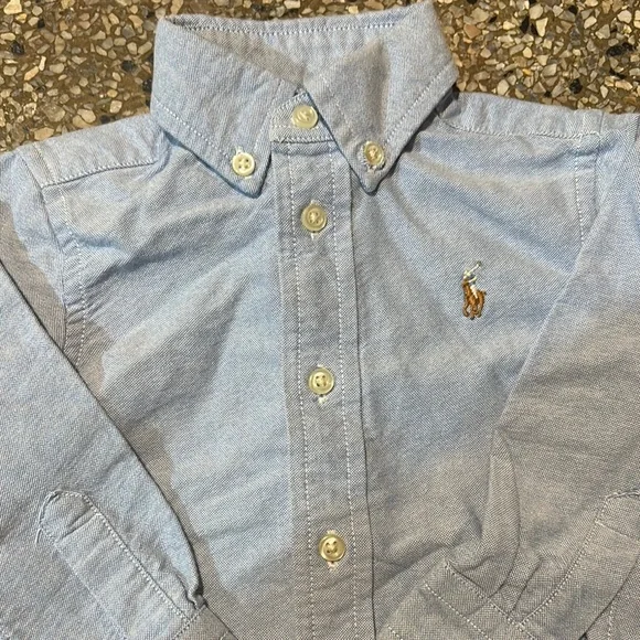 Ralph Lauren Baby Polo Button-Down Shirt - Picture 2 of 5